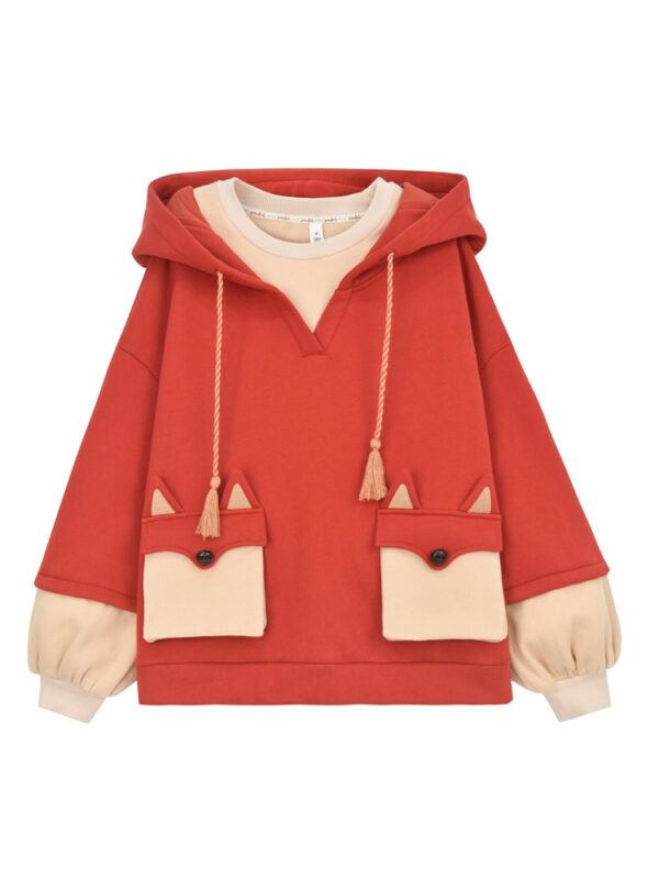 Fake two cashmere sweaters