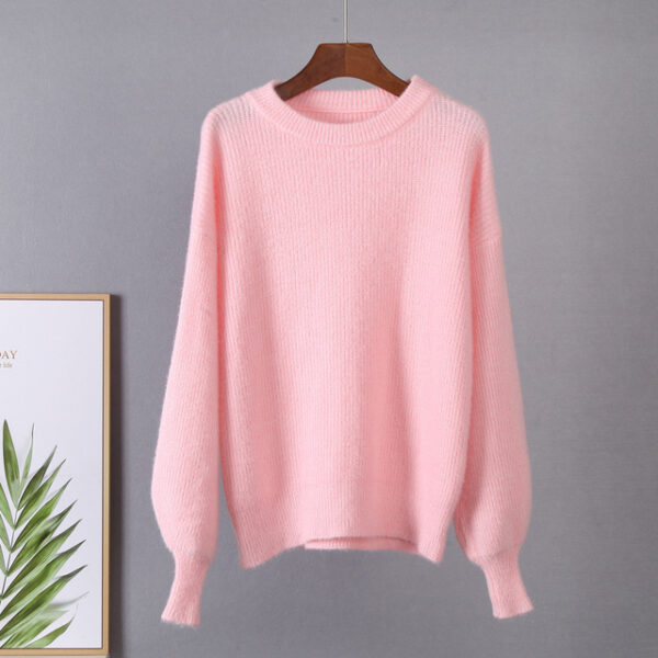 Soft Loose Knitted Cashmere Sweaters Women
