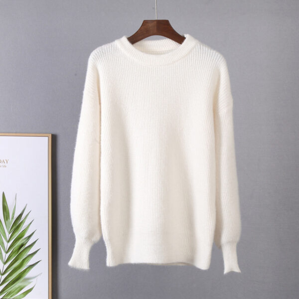 Soft Loose Knitted Cashmere Sweaters Women